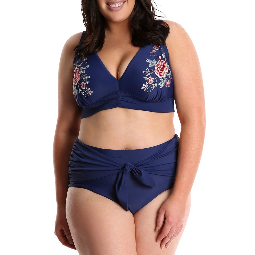 NWT HP Lysa Swim 2 Piece Bikini Swimsuit Set 0X 1X 2X 3X 14 16 18 20 22 24 26